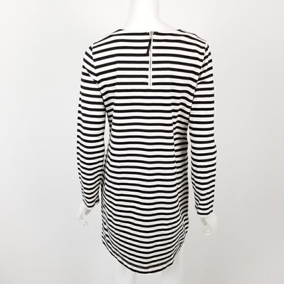 LOFT Striped Embellished Shift Dress Small - Picture 6 of 7